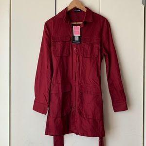 Pretty little thing belted shirt dress